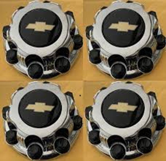 4pcs. Wheel Center Cap FOR 00-08 Chevy Silverado 2500 Truck Chrome 16″ 8 Lugs