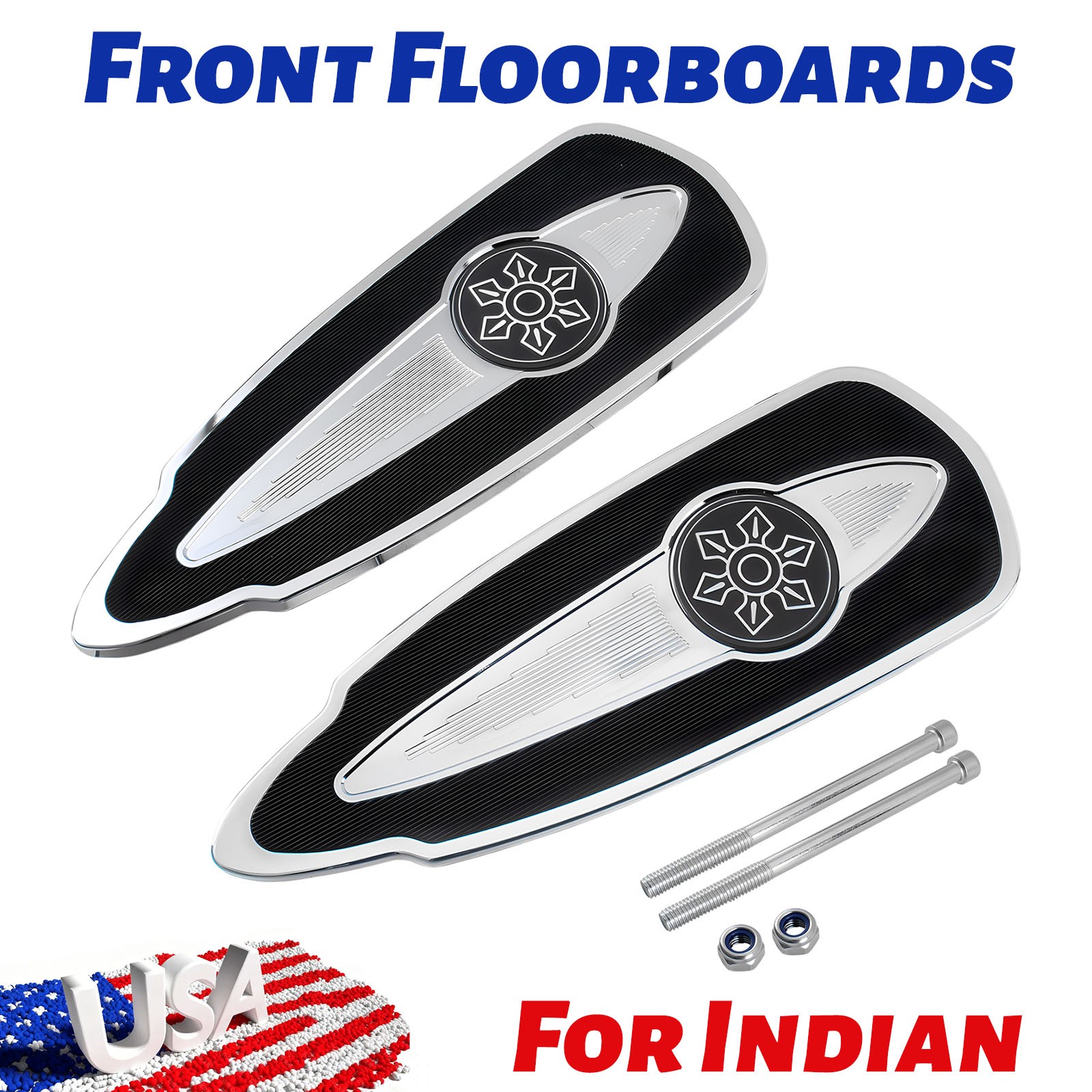 Front Footpegs Floorboard For Indian Challenger Chieftain Springfield Roadmaster