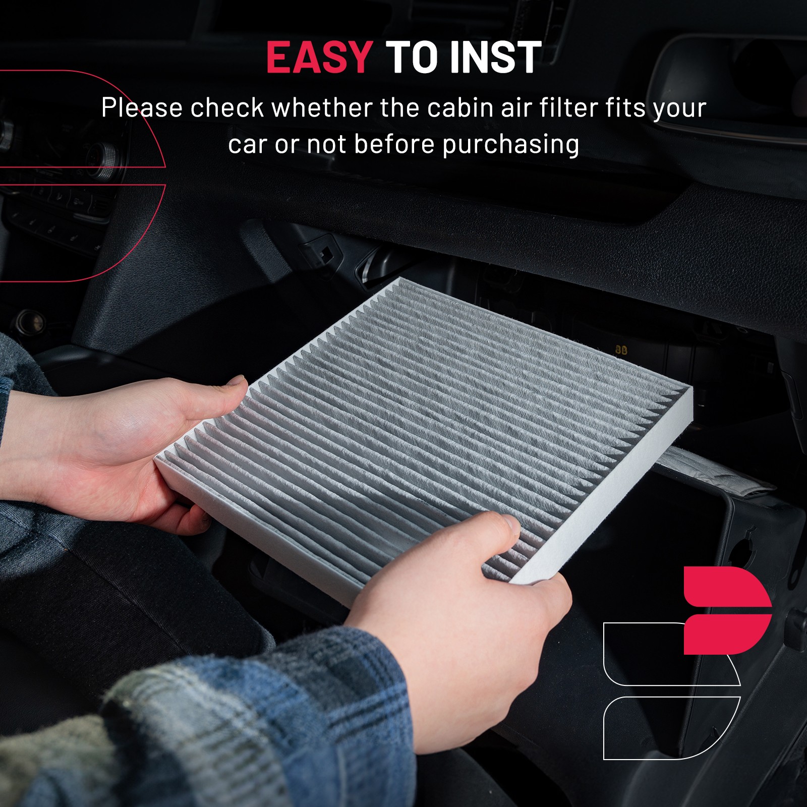 Activated Carbon Cabin Air Filter Fits Vehicle 2000-2004 Toyota Avalon 3.0L
