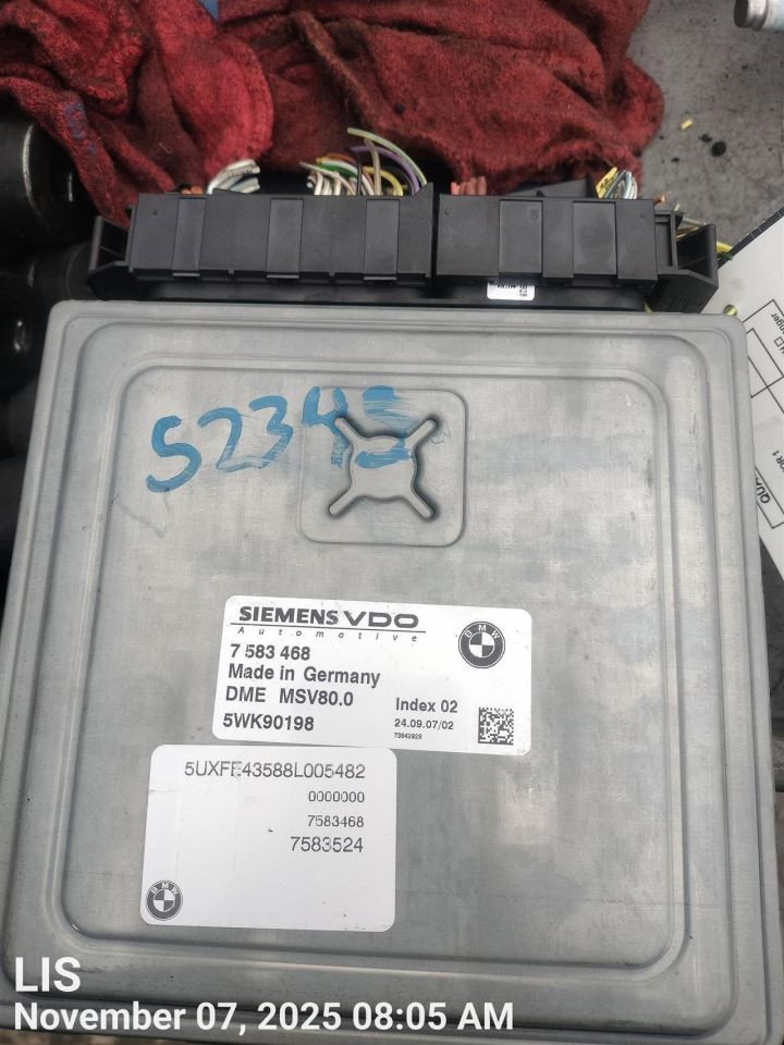 ENGINE CONTROL MODULE OEM 08-10 BMW X5 1YR WRNTY