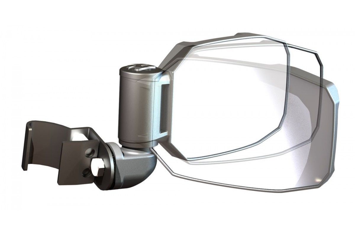 RED STRIKE Seizmik Side View Mirrors Pro-Fit RANGER Polaris General 1000