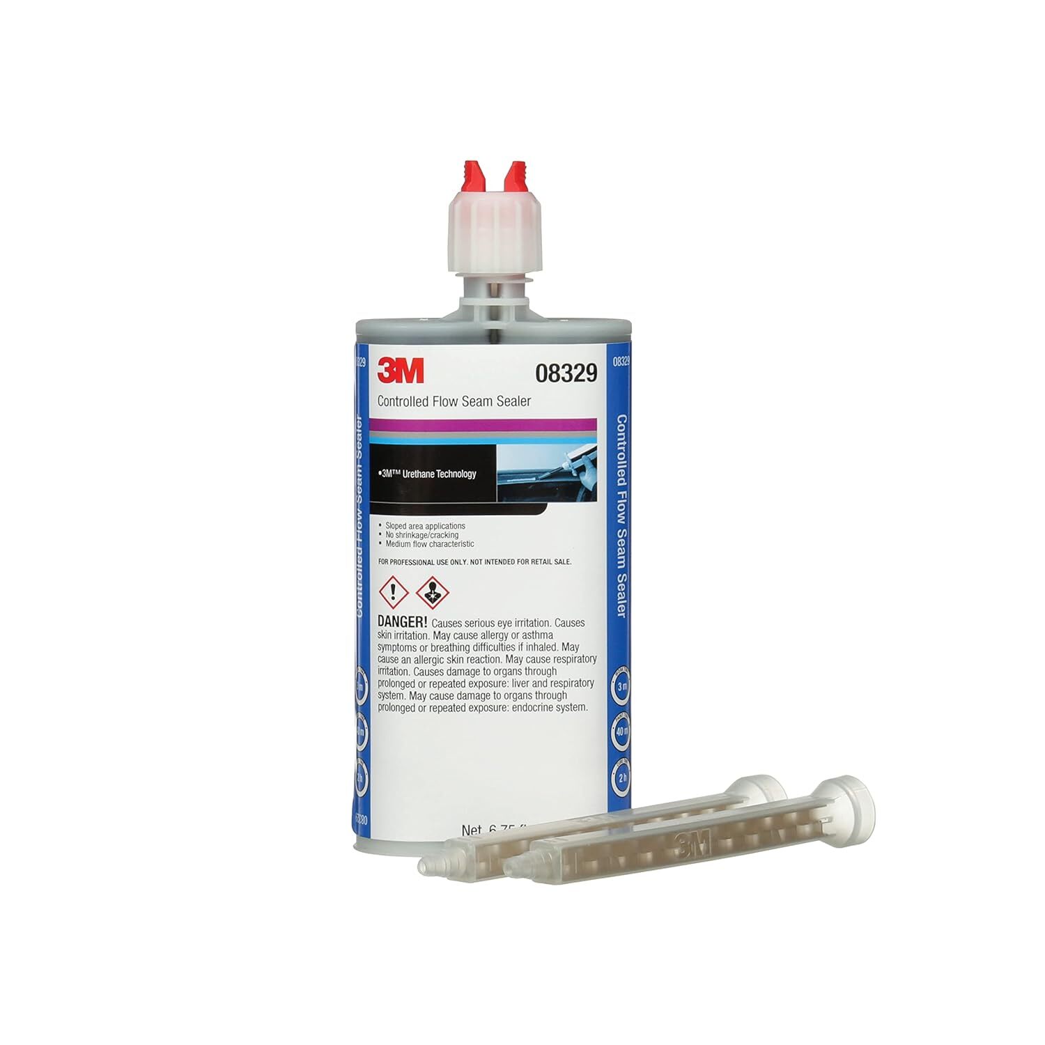 3M 8329 Duramix Controlled-Flow Seam Sealer 200 mL Cartridge