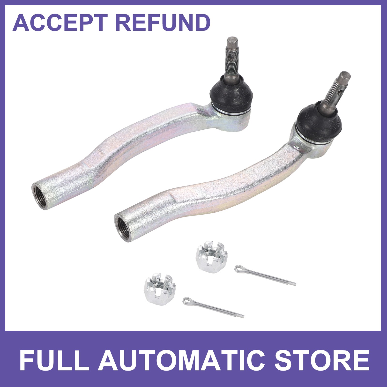 2pcs Car Front Outer Tie Rod Ends Links Fit for Toyota Sienna 2011-2019