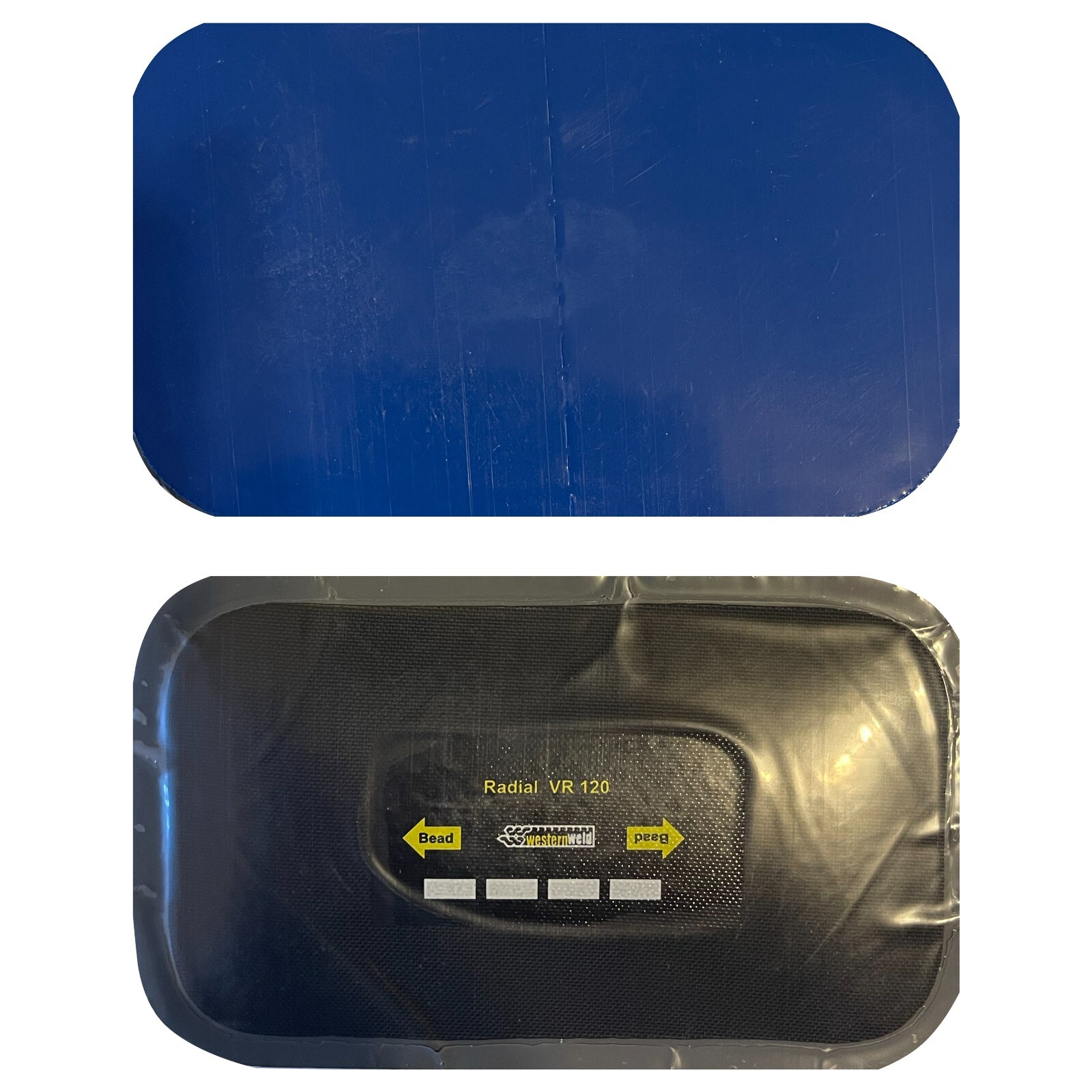 WesternWeld Rectangle Gum Rubber Radial Tire Repair Patch 3″ x 5″ Inch – 10 Pack