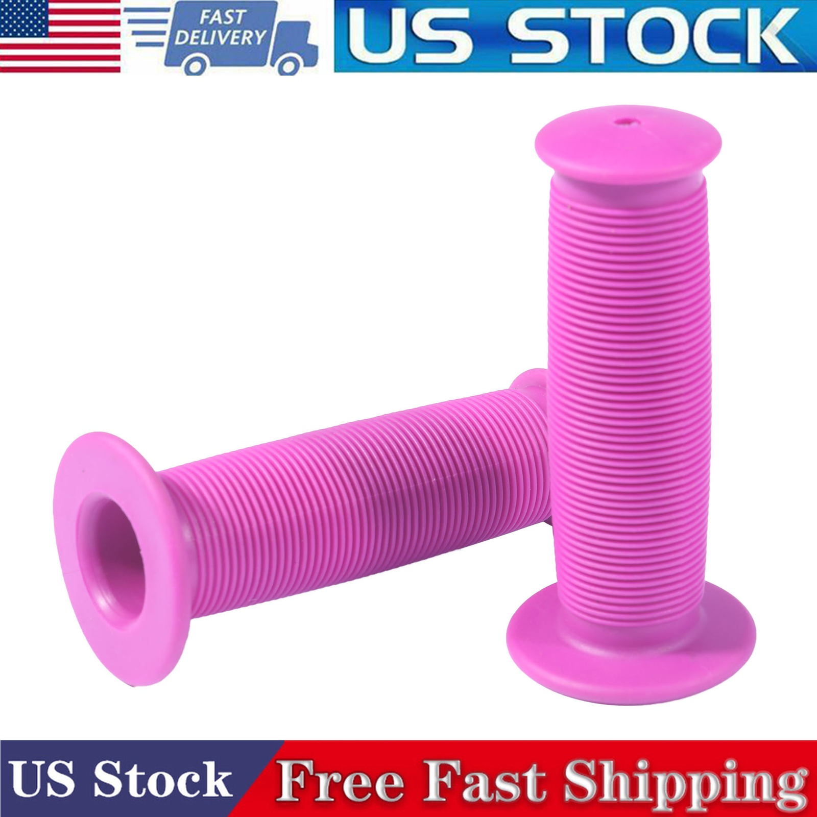 1 Pair – Bike Bicycle Handle Bar Grips Tricycle Scooter Handlebar For Kids Child