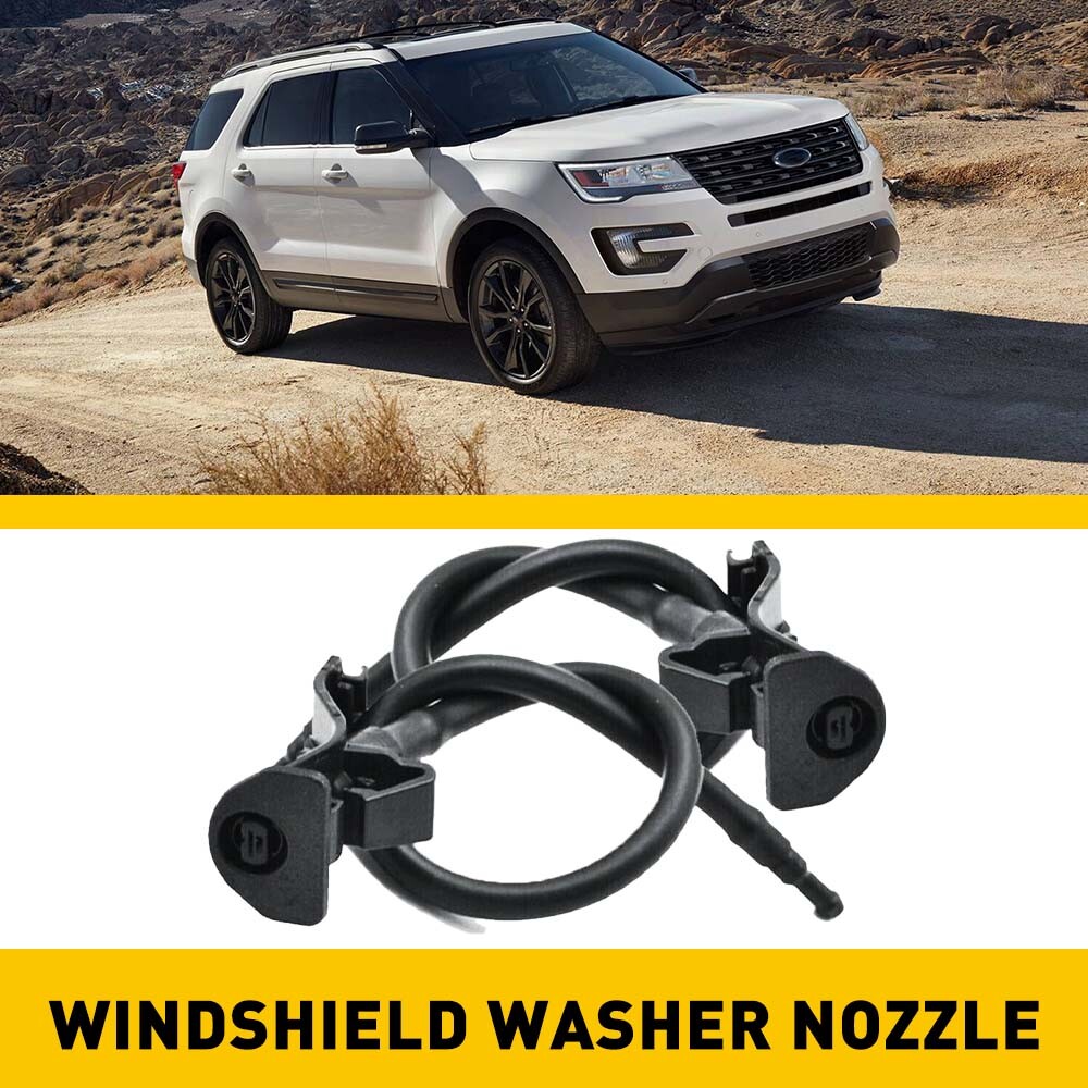 2X Windshield Wiper Washer Nozzle Sprayer For Ford Mustang 2010-2014 AR3Z17603A