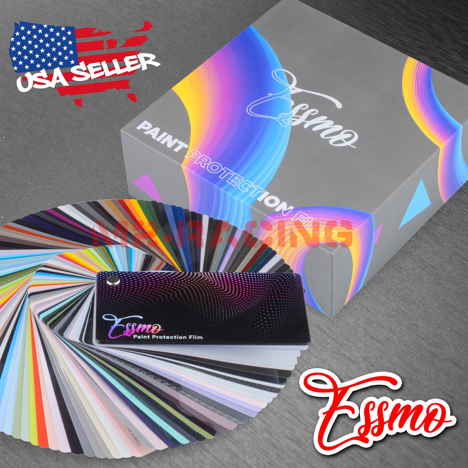 ESSMO PPF Swatches Wet-Application Paint Protection Film Car Vehicle Deck Book