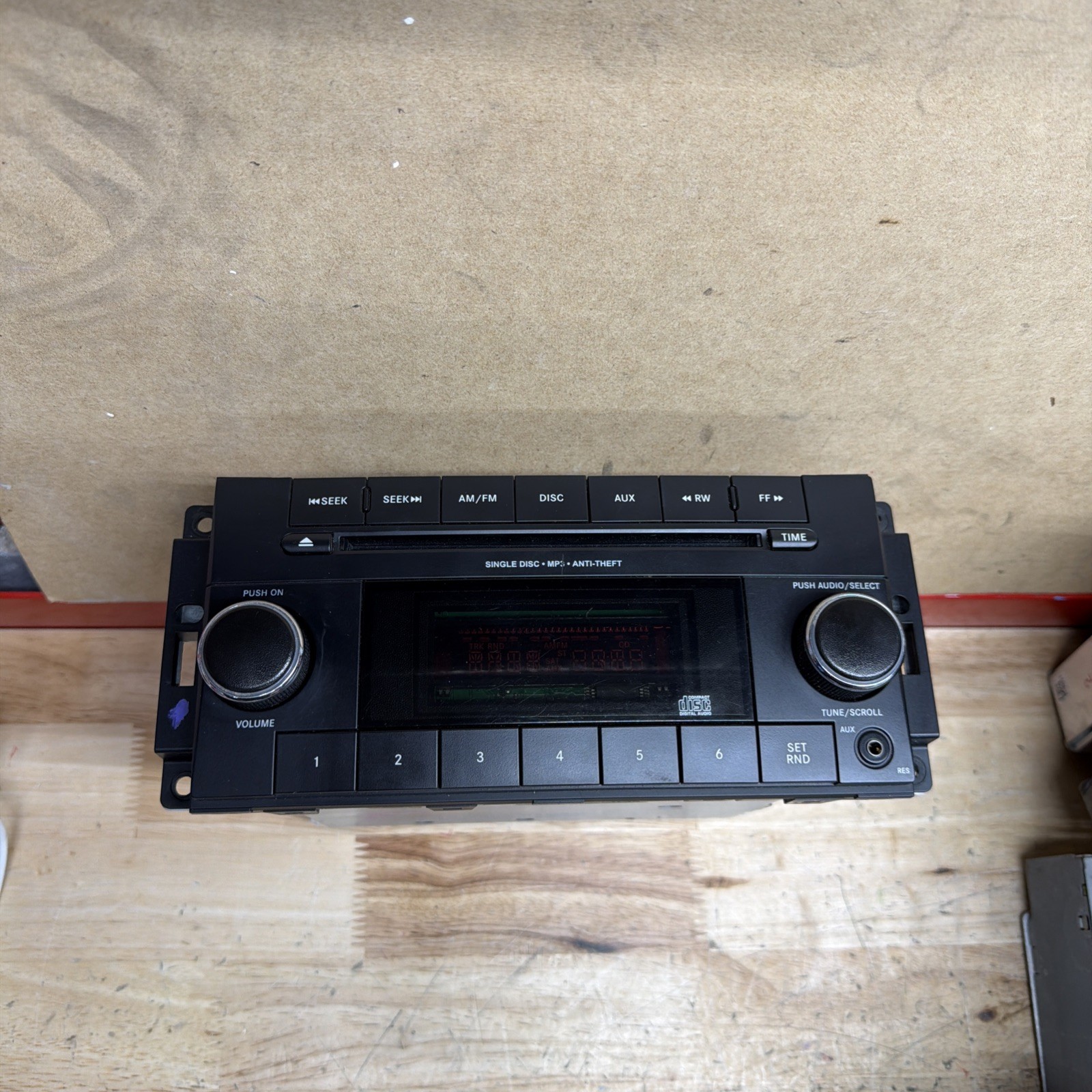 2007-2014 Chrysler Dodge Jeep AM FM Radio CD Player Aux RES OEM P05091258AB