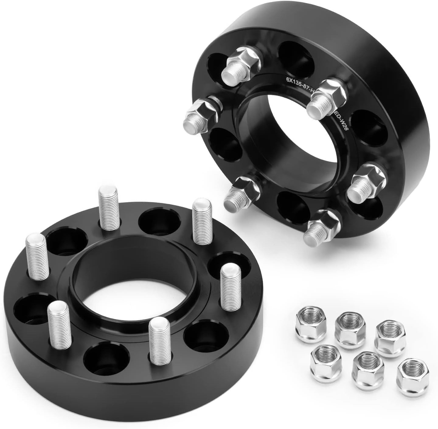 KSP 4pcs 1.5″ 6x135mm M14x1.5 Hubcentric Wheel Spacers For 2015-2026 F150 F-150