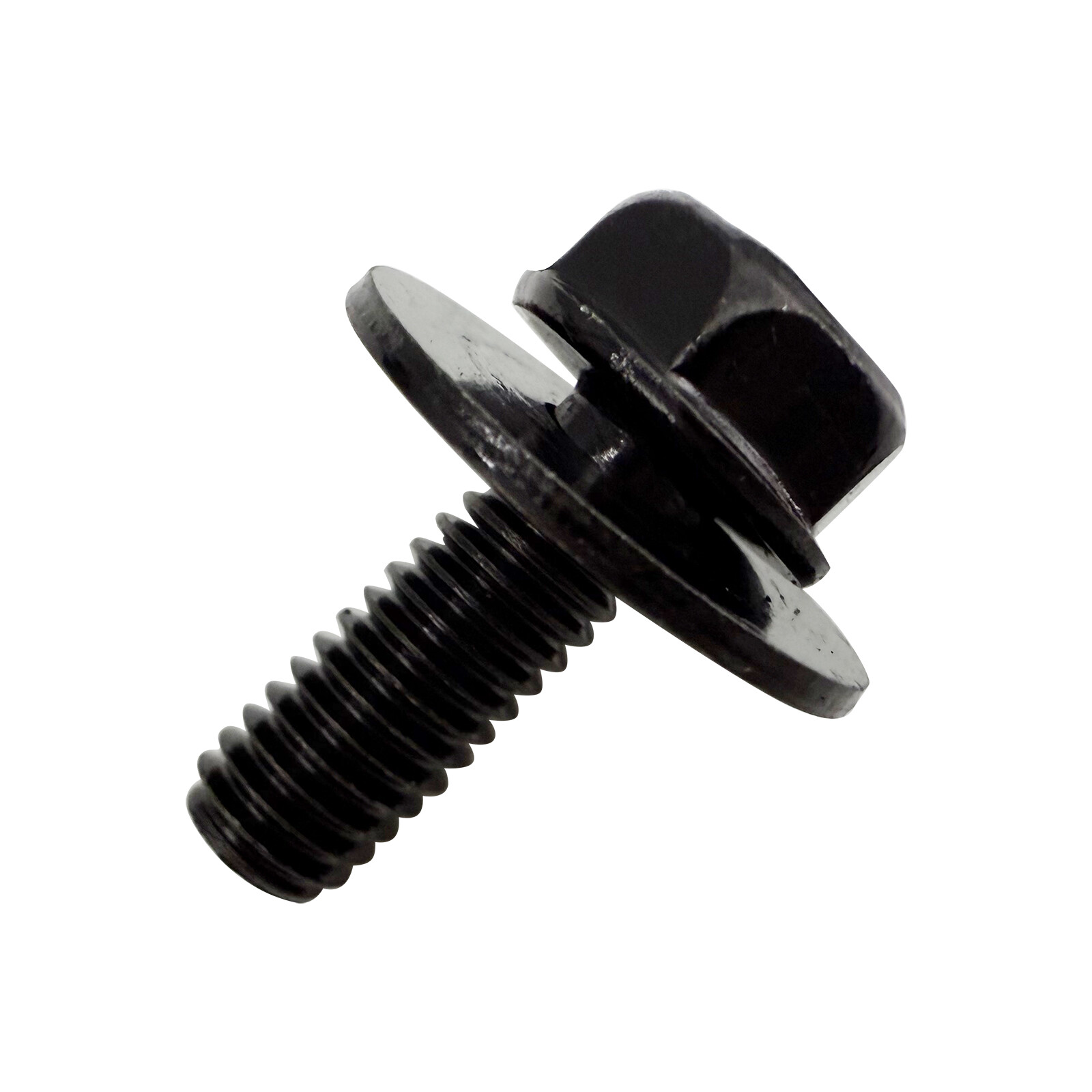 20pc Car Body Bolts Screw Fastener Fender M6-1.0x 16mm Long-10mm Hex-17mm Washer