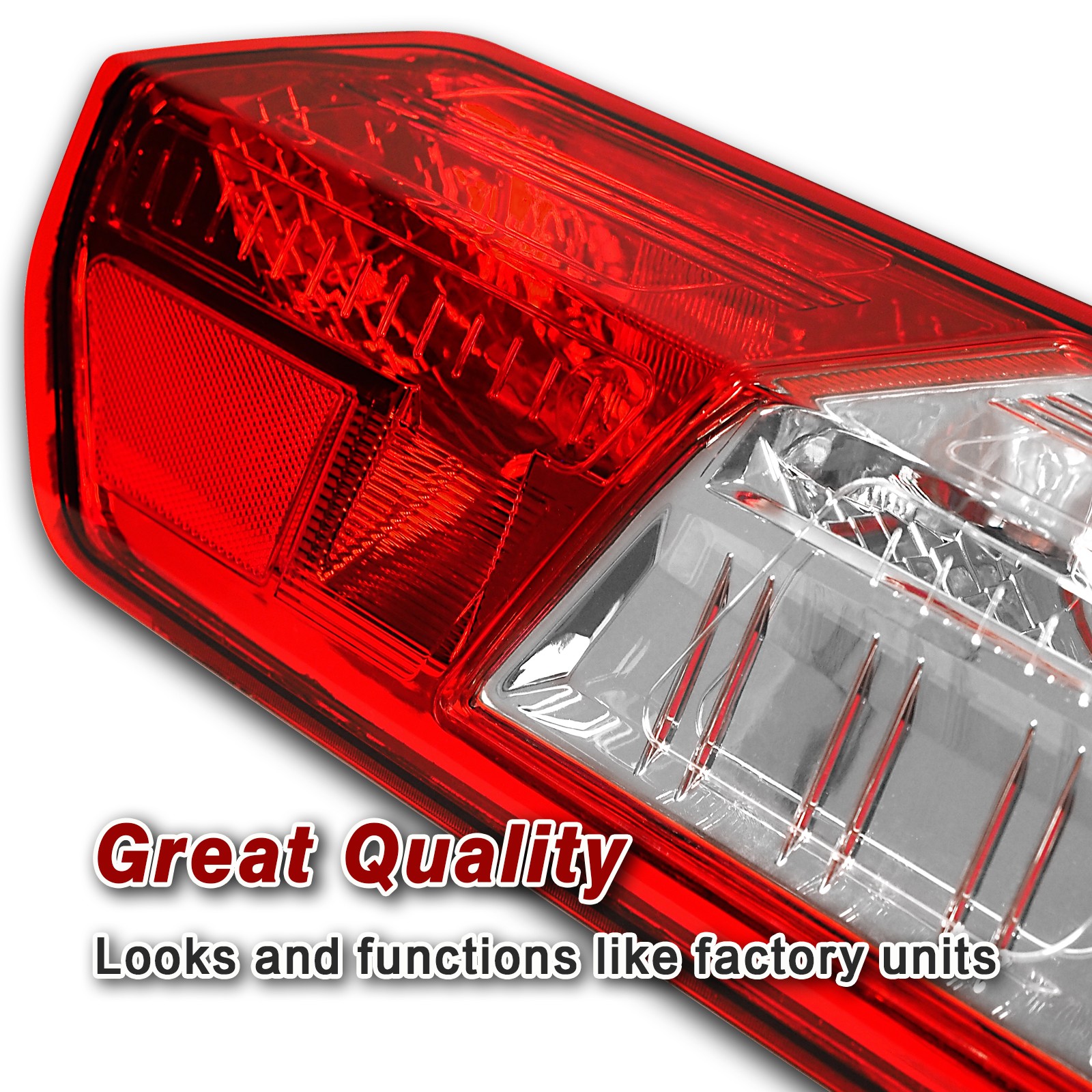 Halogen Tail Light For 2015-2025 Ford Transit-150 With Bulb Driver Left Side