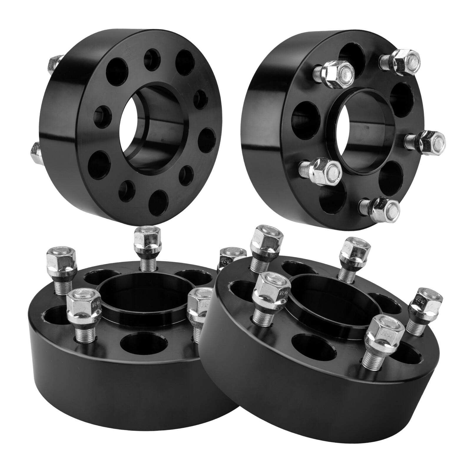 4PCS 5×4.5 to 5×5 Wheel Adapters 2″ Thick 5×114.3 to 5×127 with 1/2×20 Studs