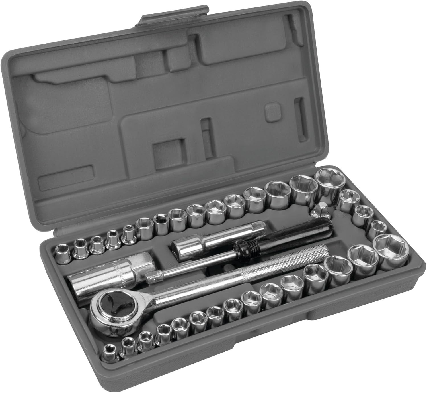 W1173 SAE/Metric 40-Piece SAE and Metric Socket Set, 1/4-Inch & 3/8-Inch Drive
