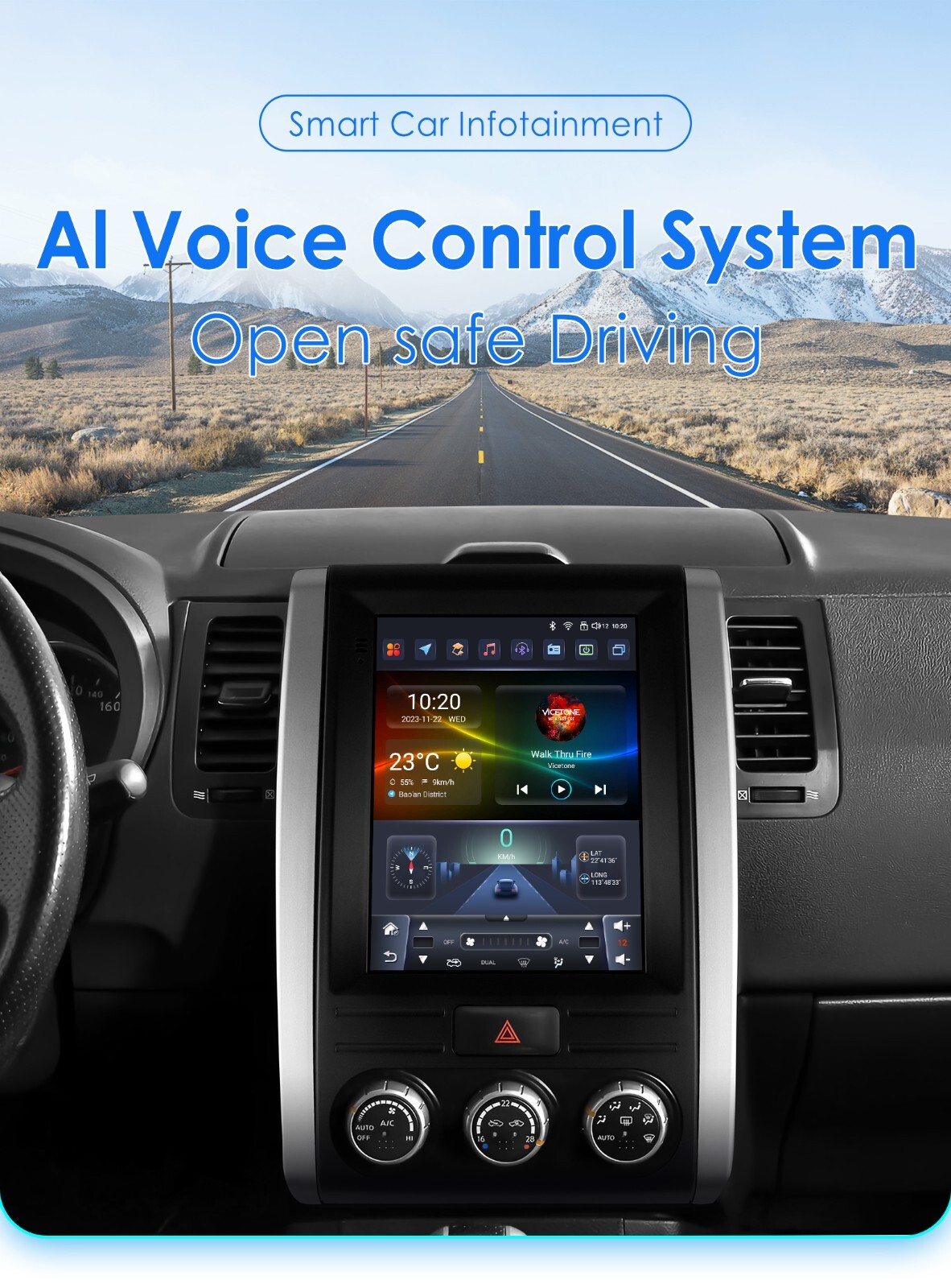 Android 32G 8Core Car Stereo For 2007-15 Nissan XTrail T31 GPS Radio Carplay DSP