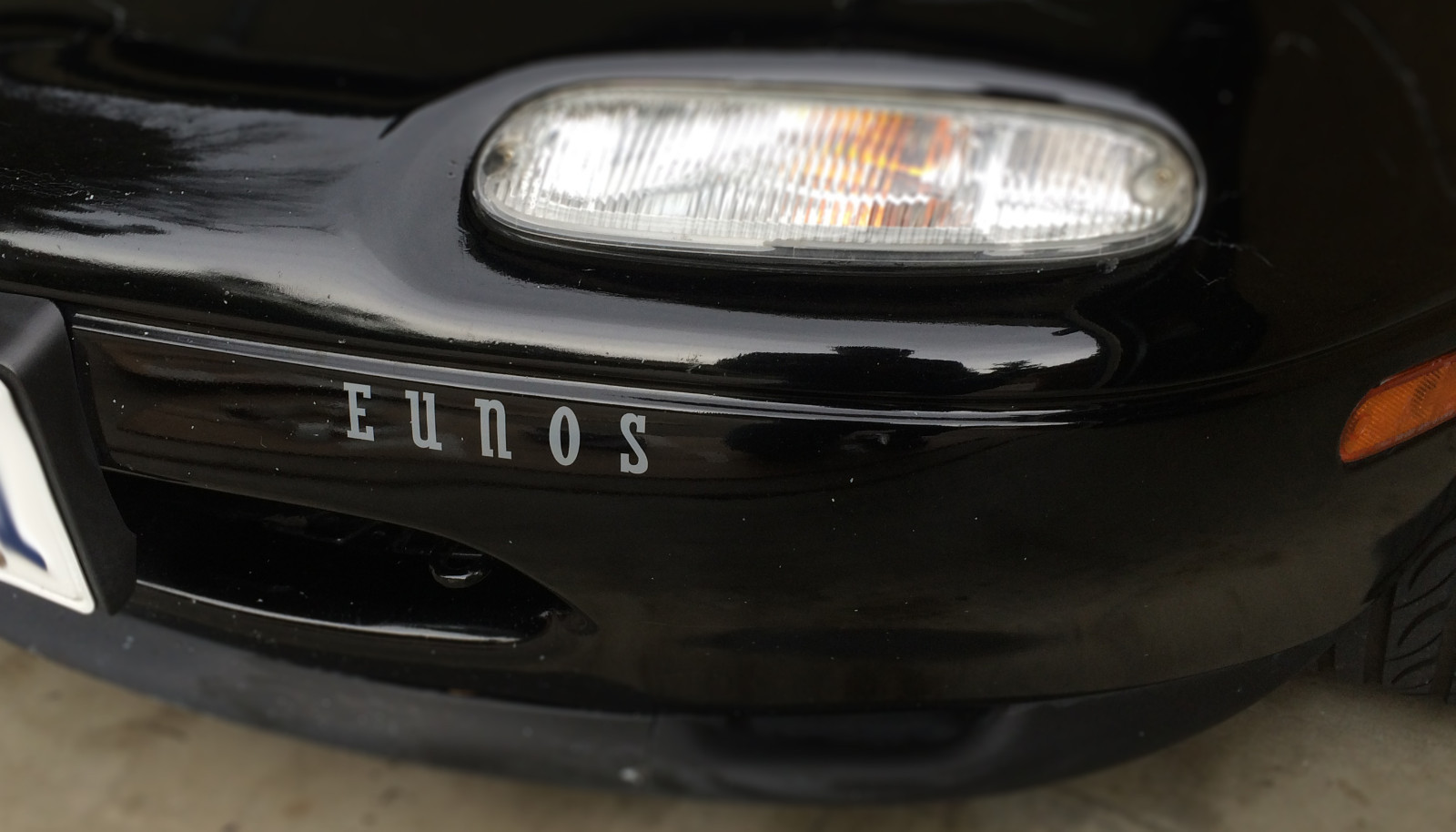 Mazda Miata Front bumper logo; like OEM decal, vintage style sticker NA04-51-711