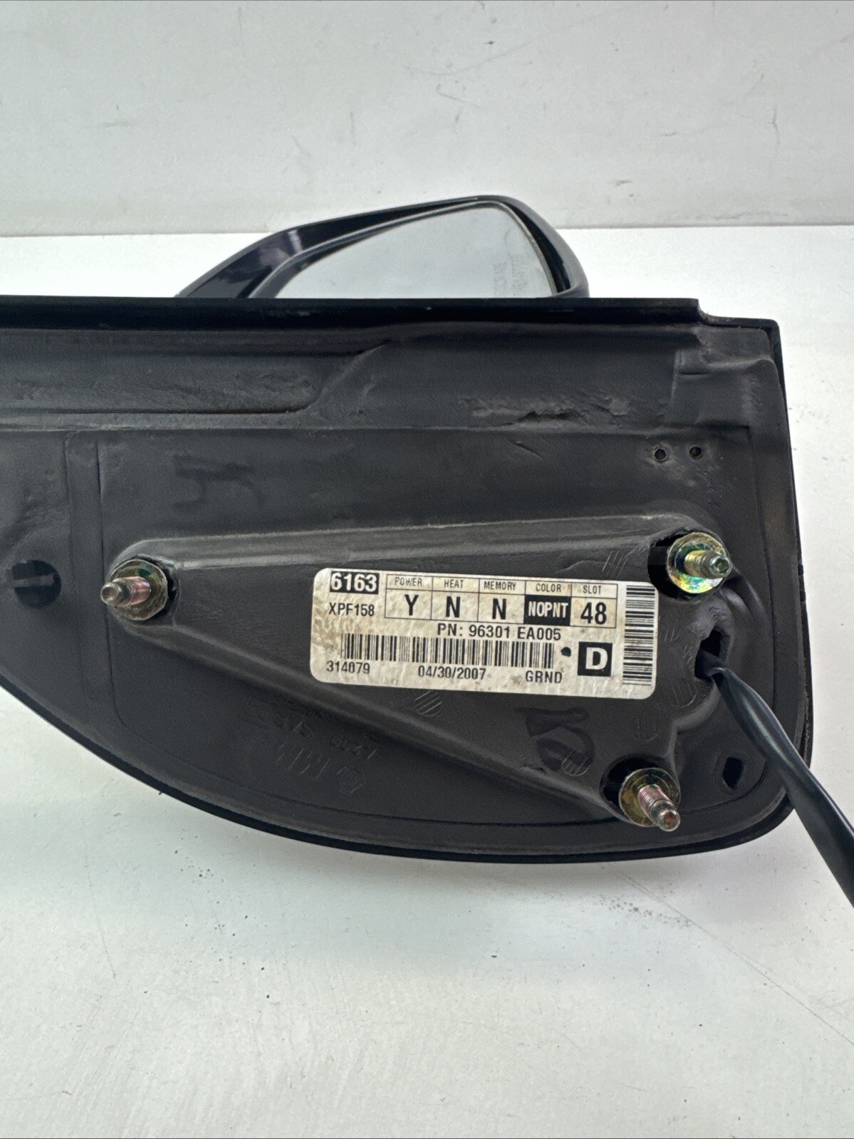 Left Driver Side Black Door Mirror Power Fits 2005-2019 NISSAN XTERRA OEM #27791