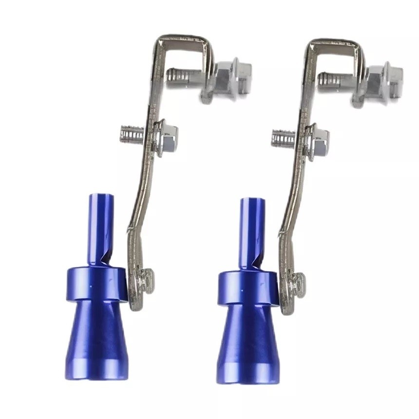 2x Car Turbo Sound Whistle, Loud Noise Amplifier Motorcycle Exhaust Pipe Simulat