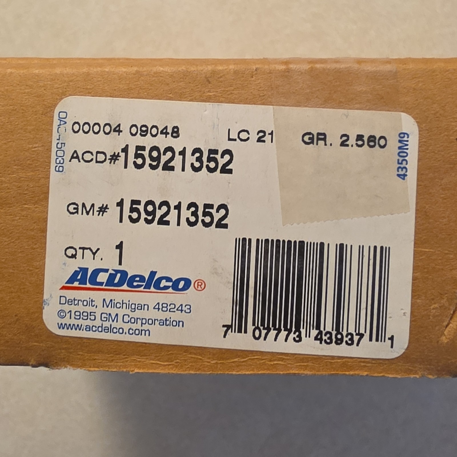 GM PART #15921352 BODY CONTROL MODULE (BCM) NEW SEALED IN BOX !SHOOT ME AN OFFER