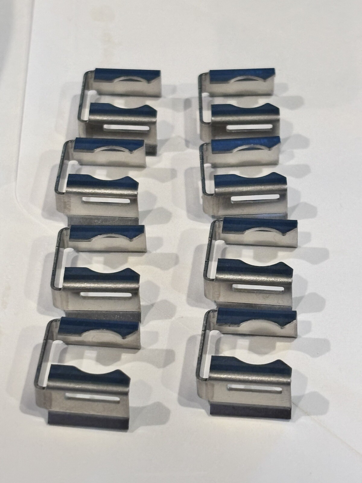fuel injector to fuel rails safety retaining clips Universal Stainless 8pc