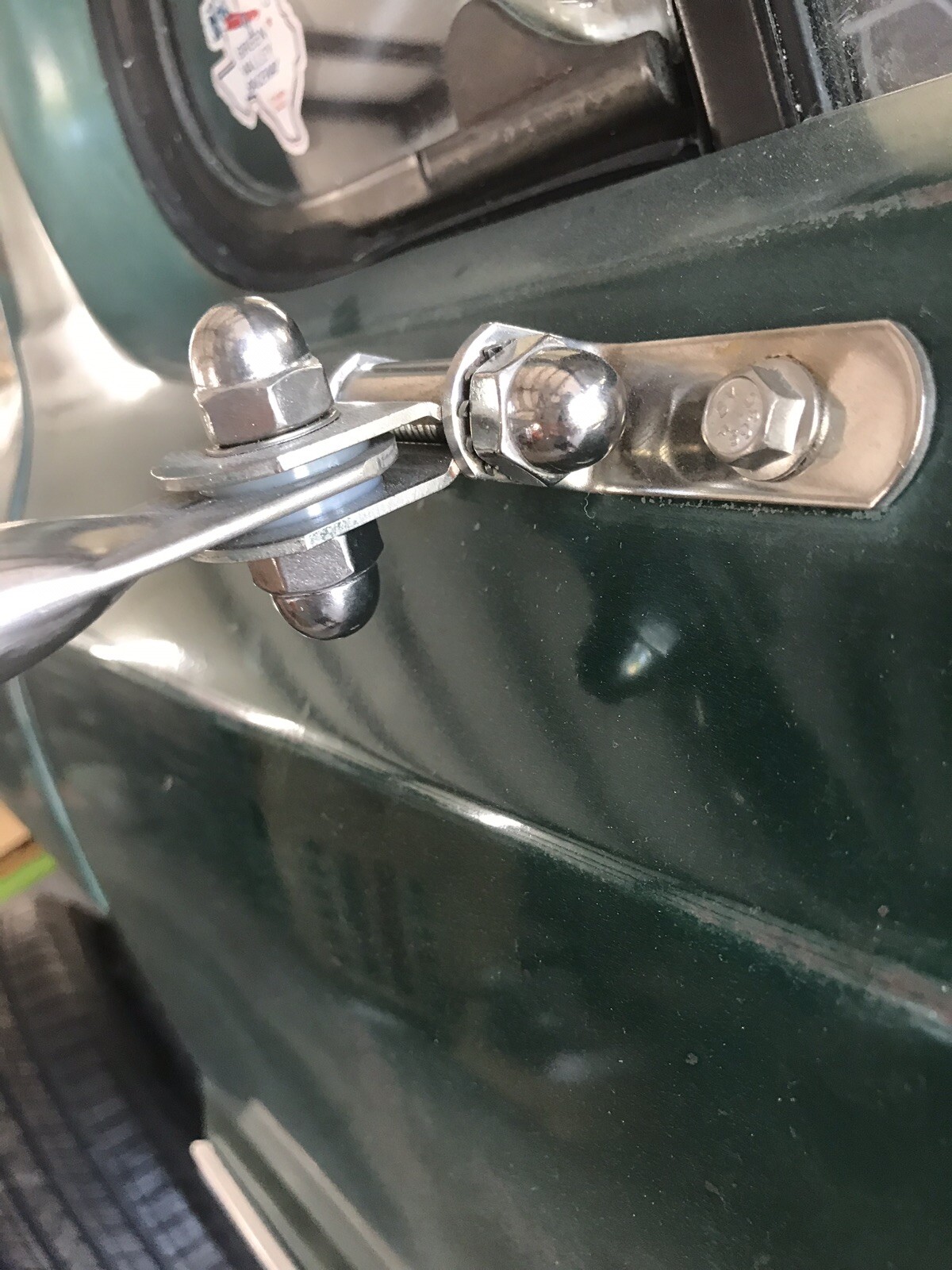 1967-1972 Ford F100 F250 F350 Rotunda West Coast Jr. Mirror Stainless Bolt Kit