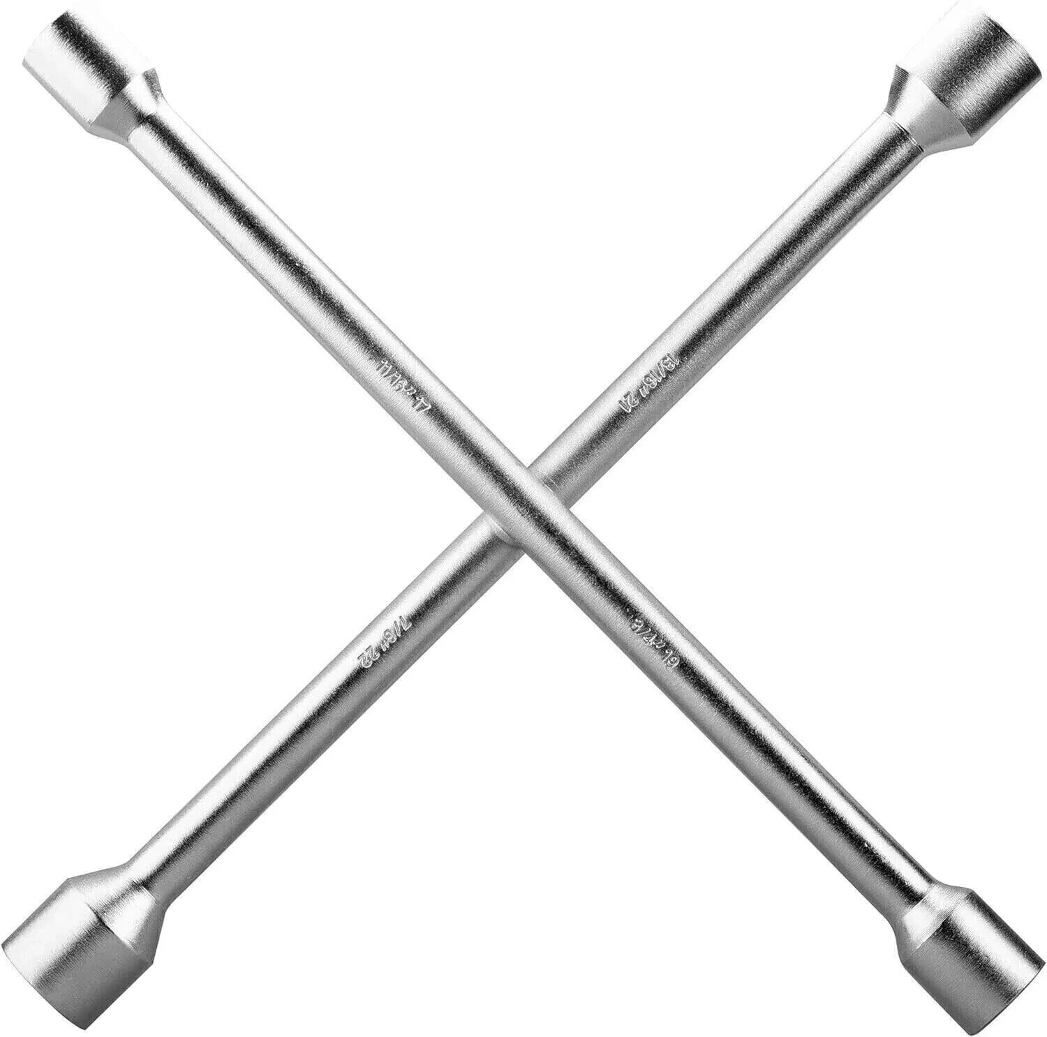 Heavy Duty 4-Way Tire Iron 14″ – Universal Lug Wrench for Cars Trucks SUV