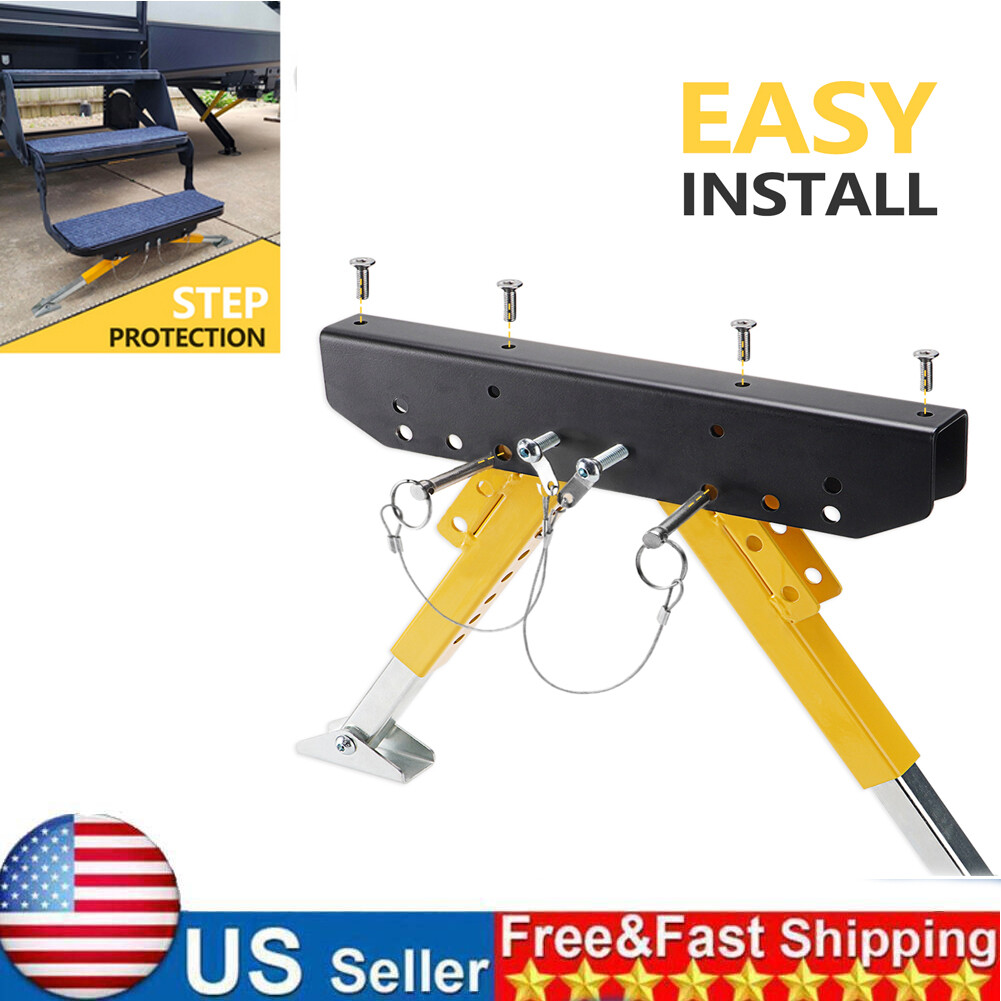 RV Step Stabilizer Kit Step Protection For 5th Wheels Travel Trailers Motorhomes