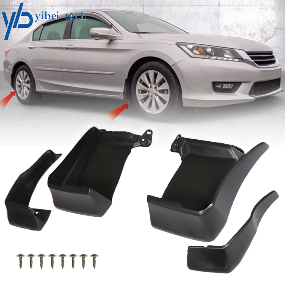 For 2013-2015 Honda Accord Full Set Mud Flaps Guards Splash Protector Front&Rear