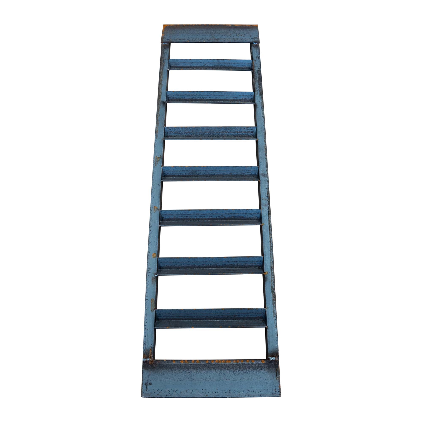 Single 4″ Channel Heavy Duty Steel Loading Ramp (10,000 lb Capacity) – Unpainted