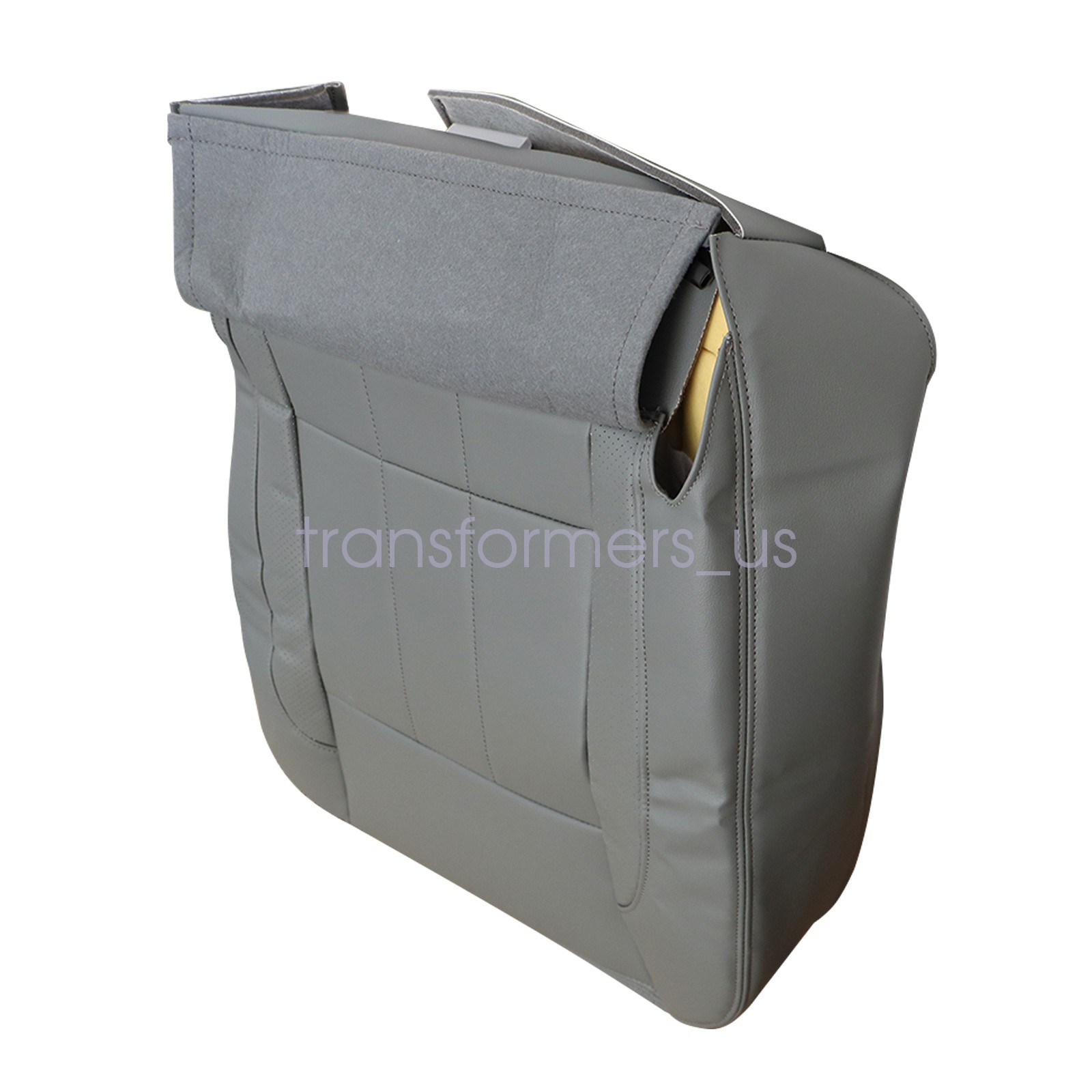 Fits 2006-2009 Dodge Ram 1500 2500 Driver Bottom Seat Cover Gray + Foam Cushion