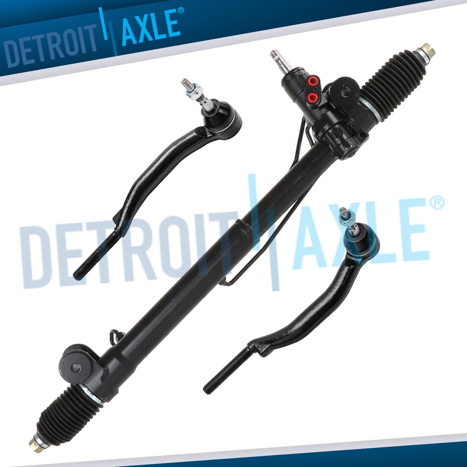 Rack and Pinion Assembly + Tie Rod for 2002 Chevy Trailblazer GMC Envoy Bravada