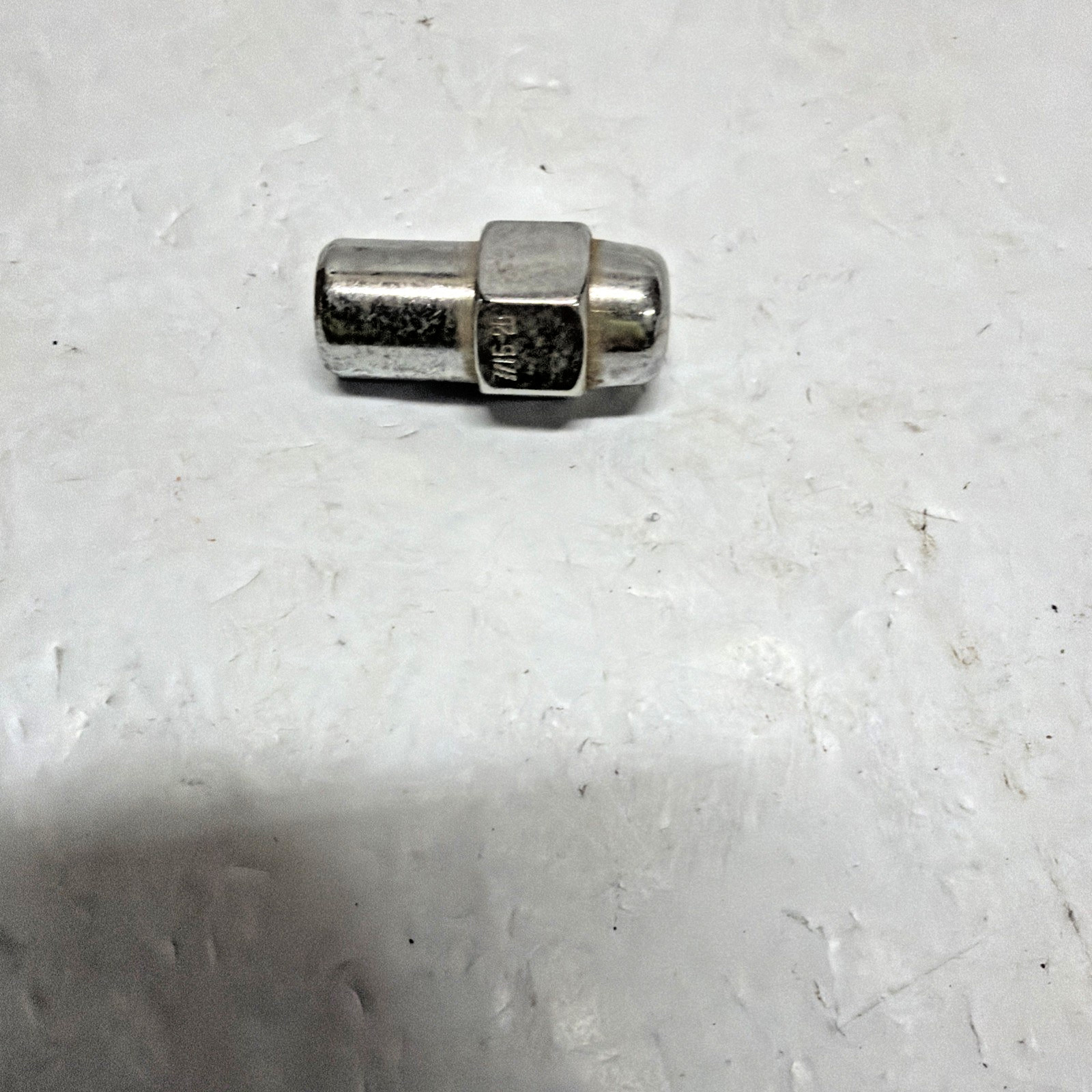 Wheel Lug Nut- Dorman 611-105, Chrome Mag Wheel 7/16-20, Hex 13/16 In.