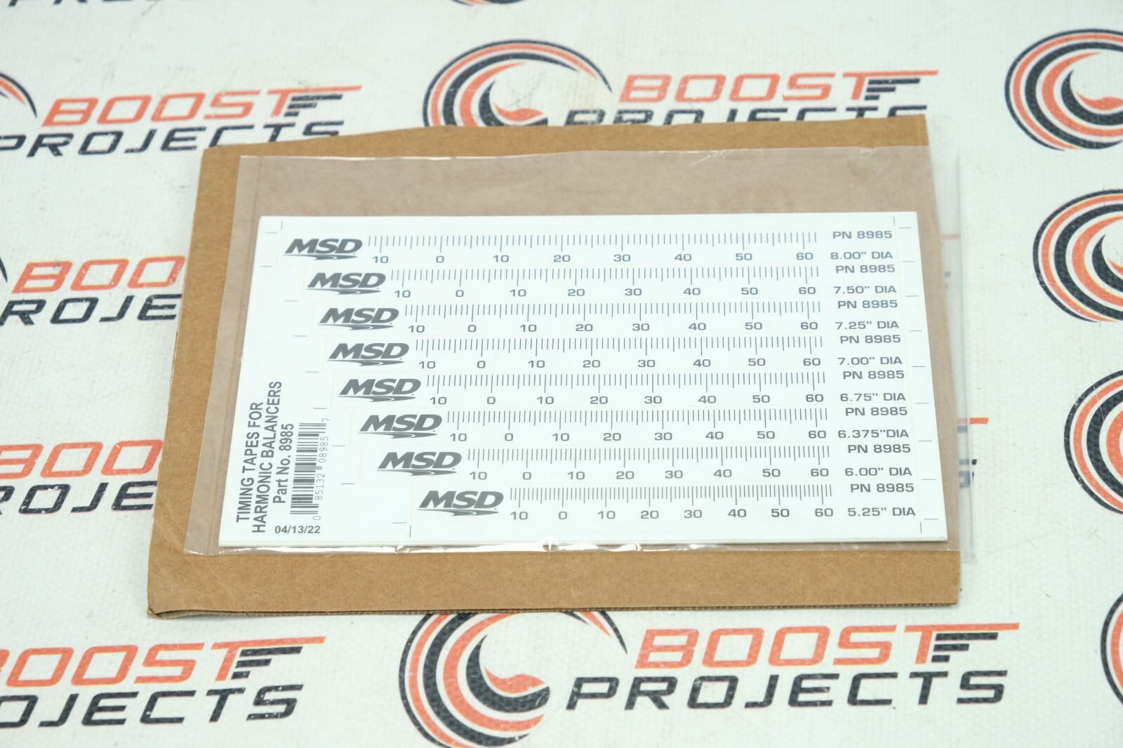 MSD Timing Tape Harmonic Balancer 5.25″ – 8.00″ For Chevrolet SBC 8985