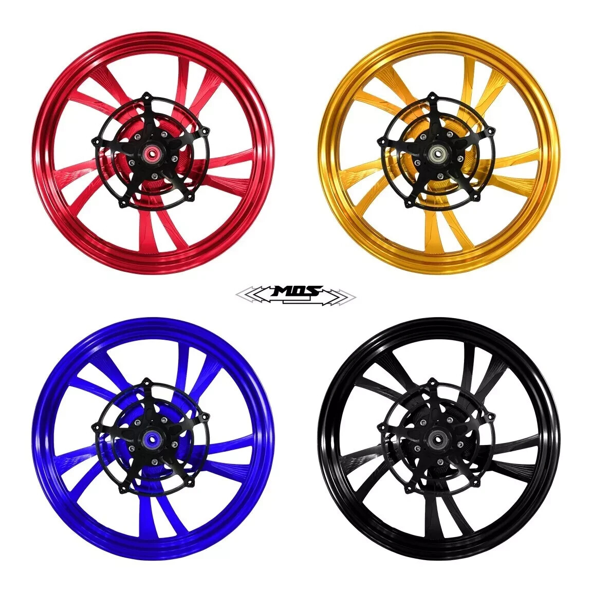 MOS Forged Aluminum Alloy Wheels Rims for Suzuki GSX R125 / R150 / S125 / S150