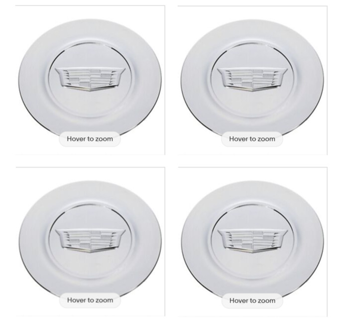 4pcs 2015-2020 Cadillac Escalade & ESV Wheel Hub Center Cap Cover 23432315