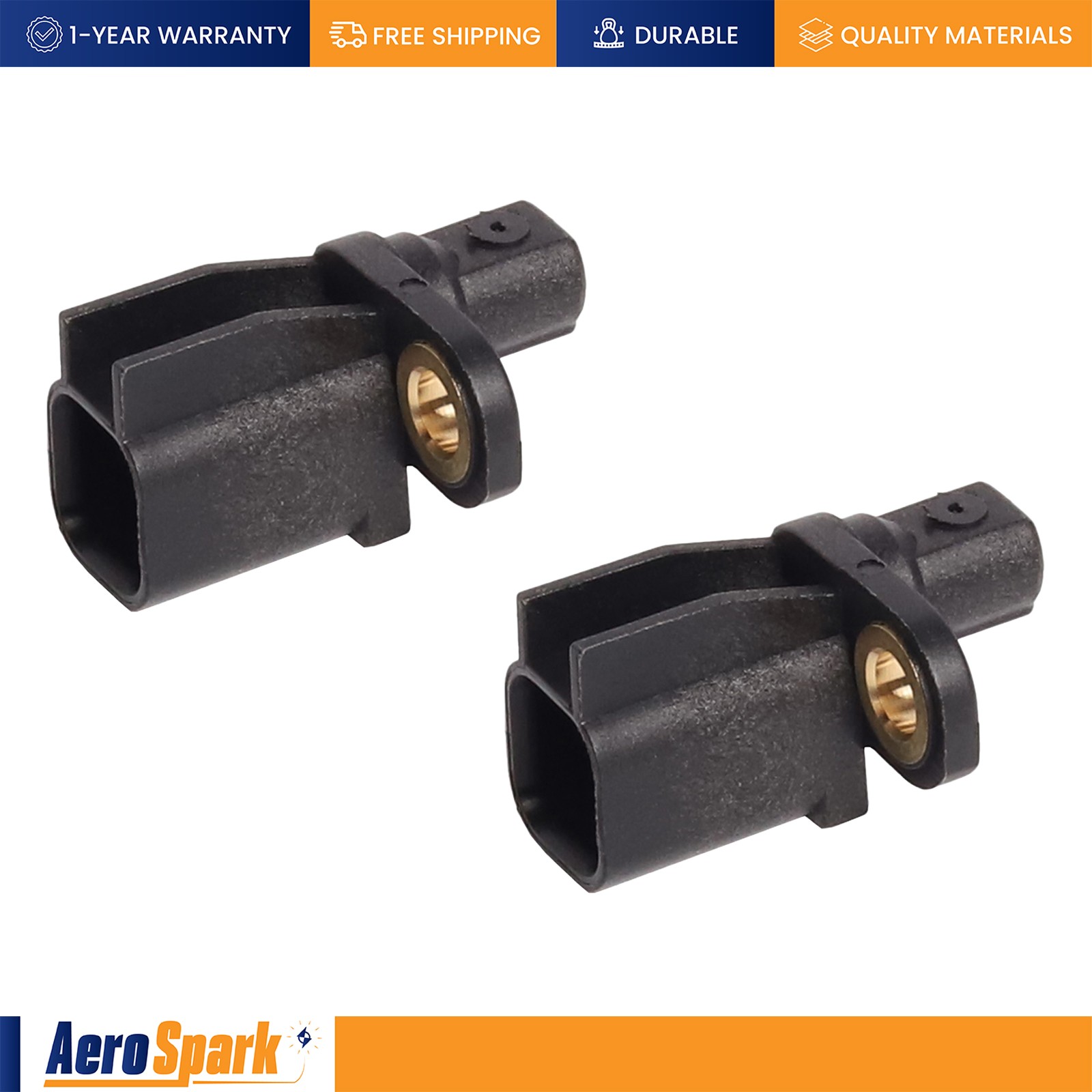 2PCS ABS Wheel Speed Sensor Rear LH/RH for 2013-2018 Ford C-Max 2.0L l4 ALS2380