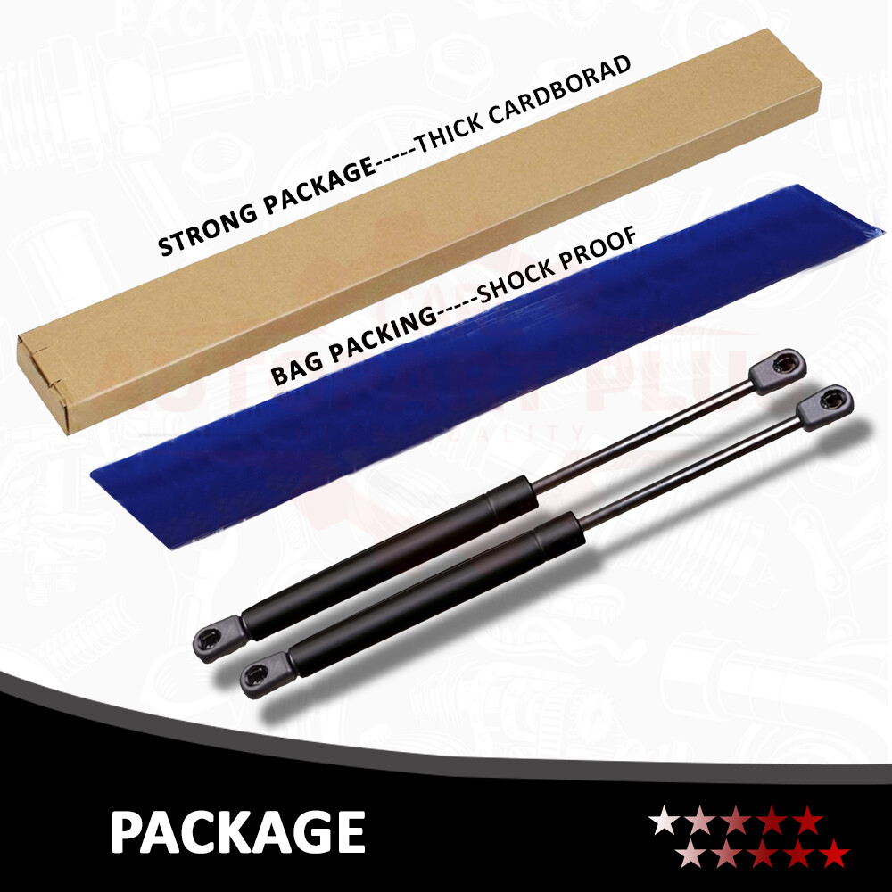 Qty(2) Rear Trunk Lift Supports Gas Struts for Maserati Quattroporte 2004-2011