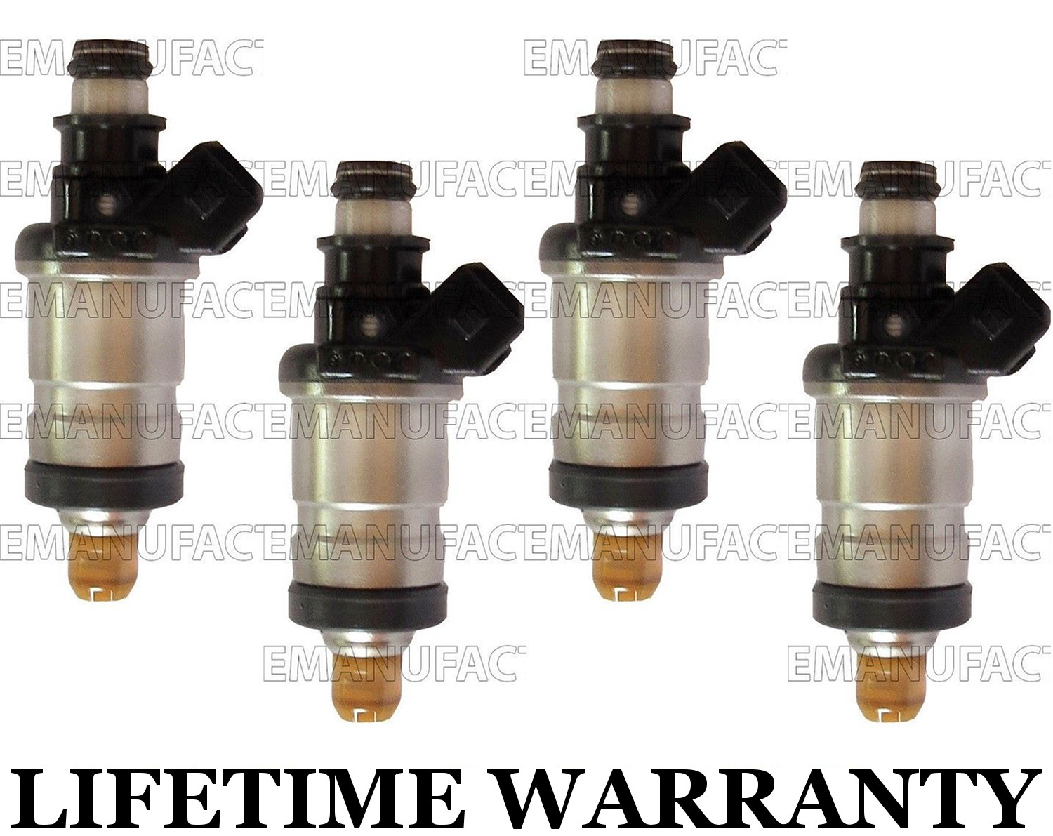 Genuine Set Of 4 OEM Fuel Injectors for Honda Civic Del Sol 1.5L 1.6L D15B D16Z6