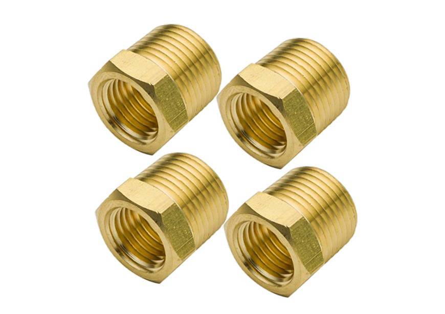 1/4″ X 1/8″ NPT Heavy Duty Reducer Bushings Air Ride Suspension – 4 Pack