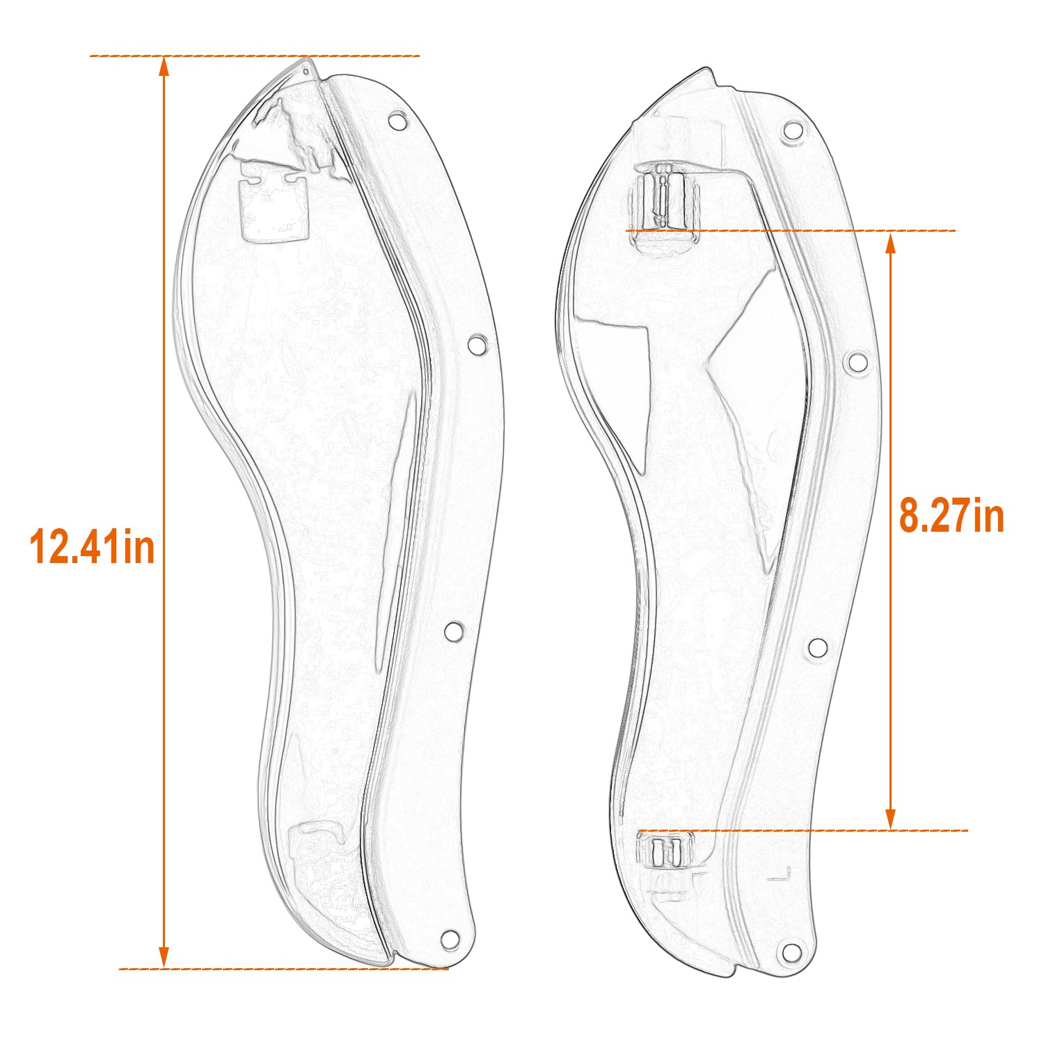 Smoke Fairing Wind Side Air Deflectors For Harley Electra Street Tri Glide 08-13
