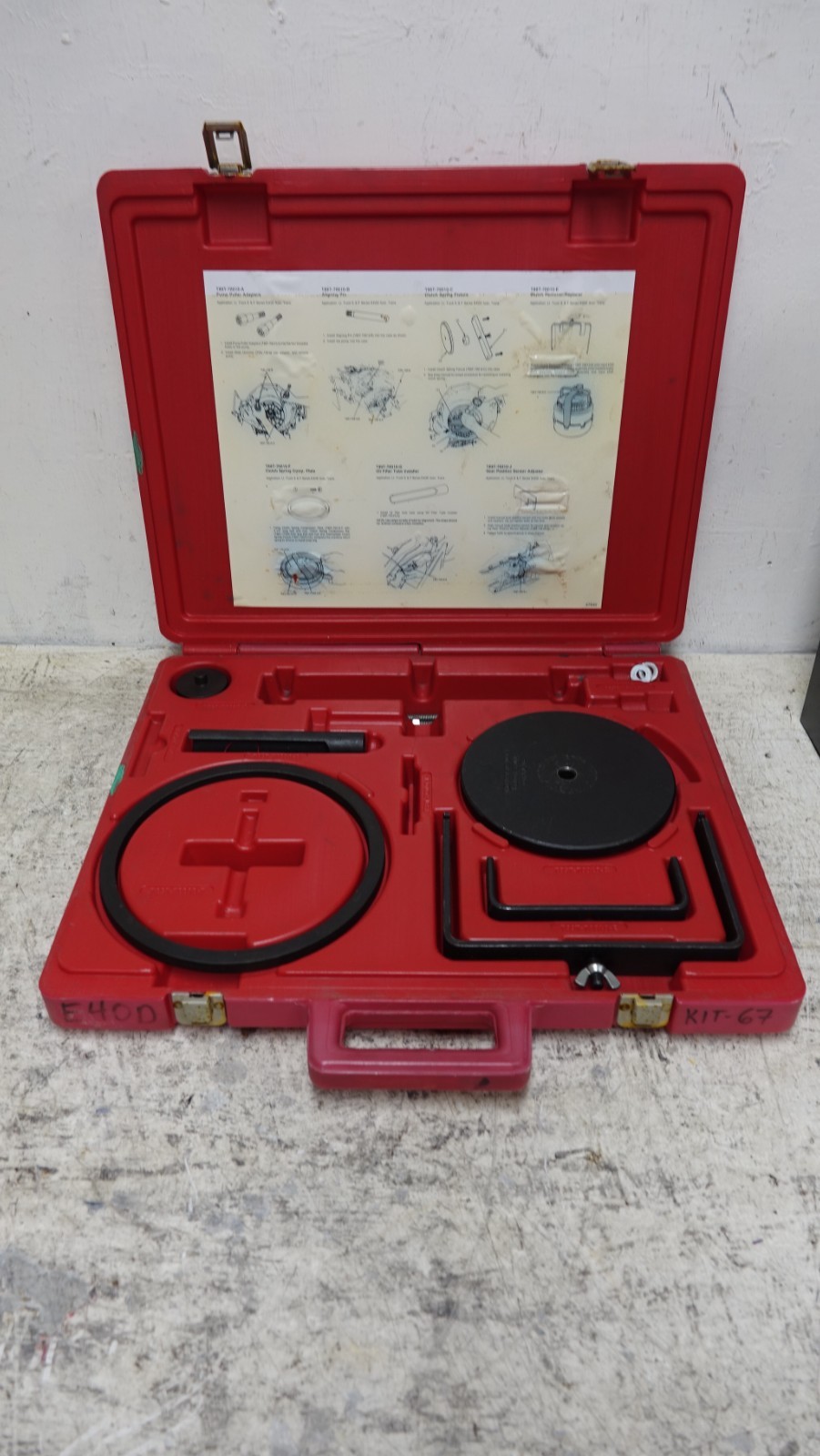 Rotunda Ford Truck E4OD Transmission OEM Tool Kit T89T-70000-A SKUB ~ Incomplete