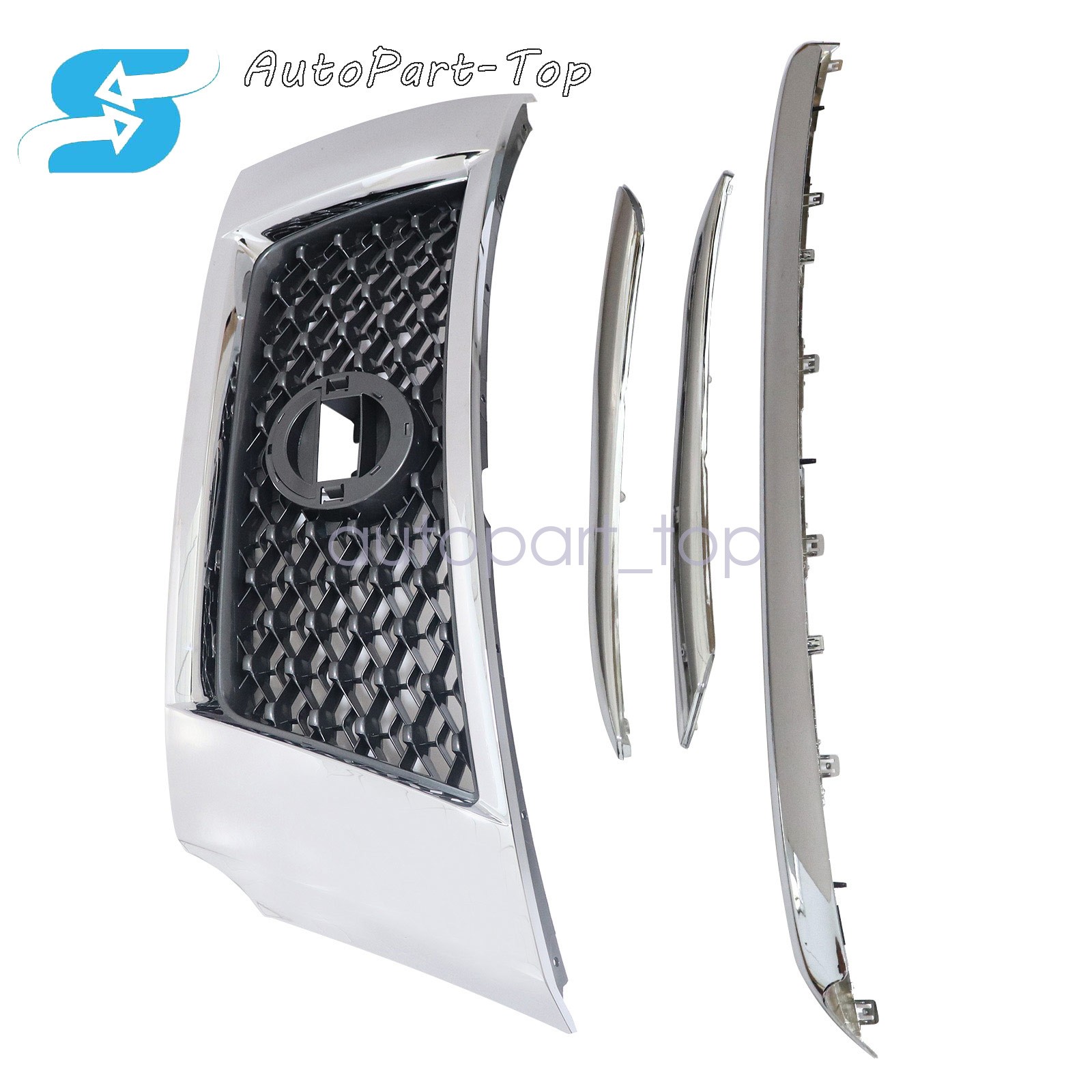 Front Grille Bumper Fit For 2013-2016 Nissan Pathfinder 623103KA0A 620753KA0A