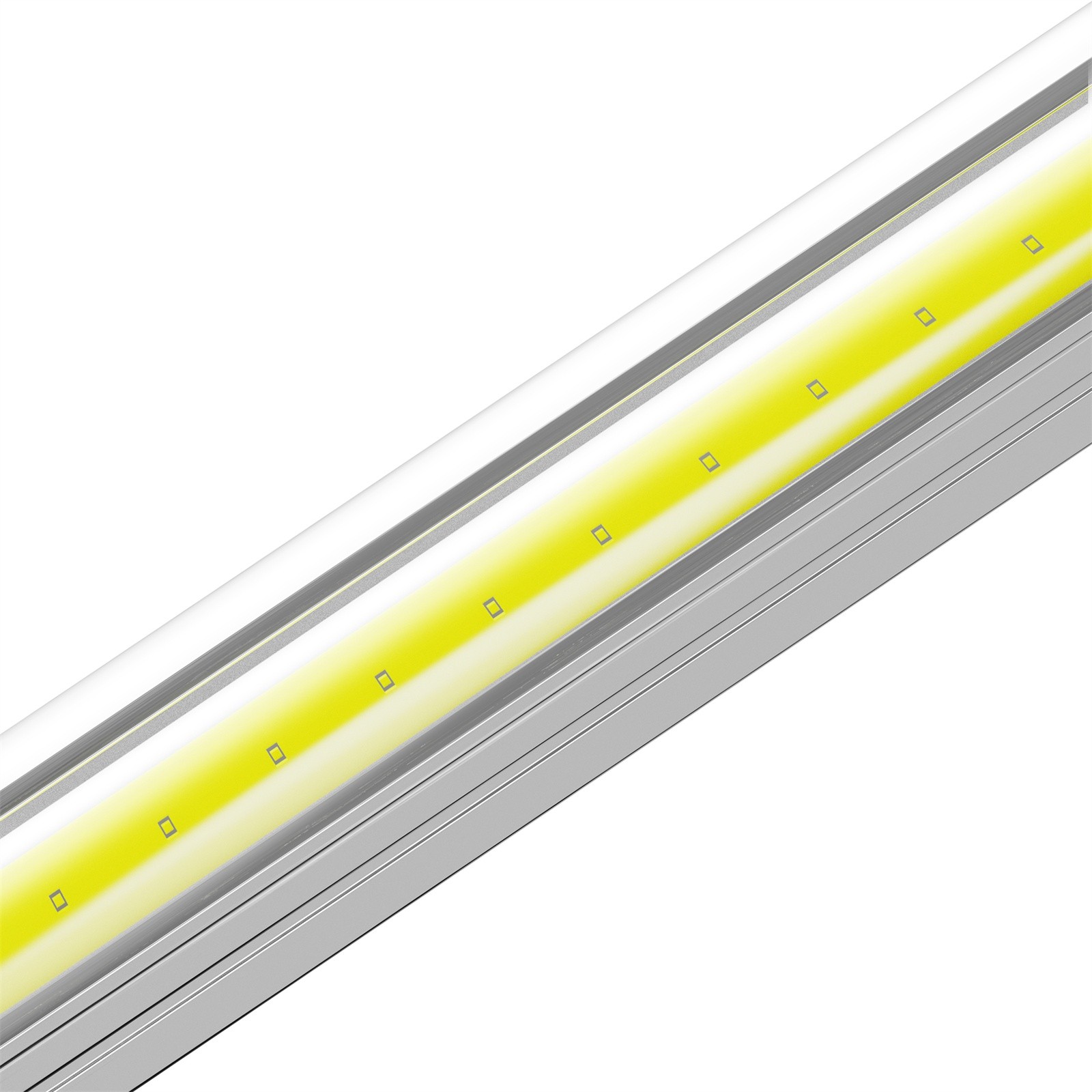 4Pcs 12V Interior LED Light Bar, COB Light Strip w/ON/Off Switch for Trailer Car