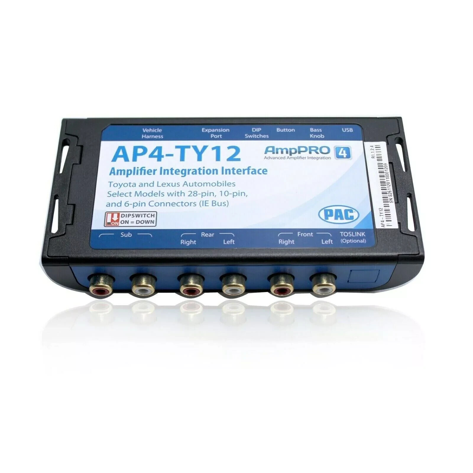 PAC AP4-TY12 Amplifier Integration Interface for 2012-2019 Toyota & Lexus w/JBL
