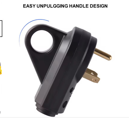 30 Amp RV Plug Replacement Male Plug End Female plug Camper Power Adapter 30A