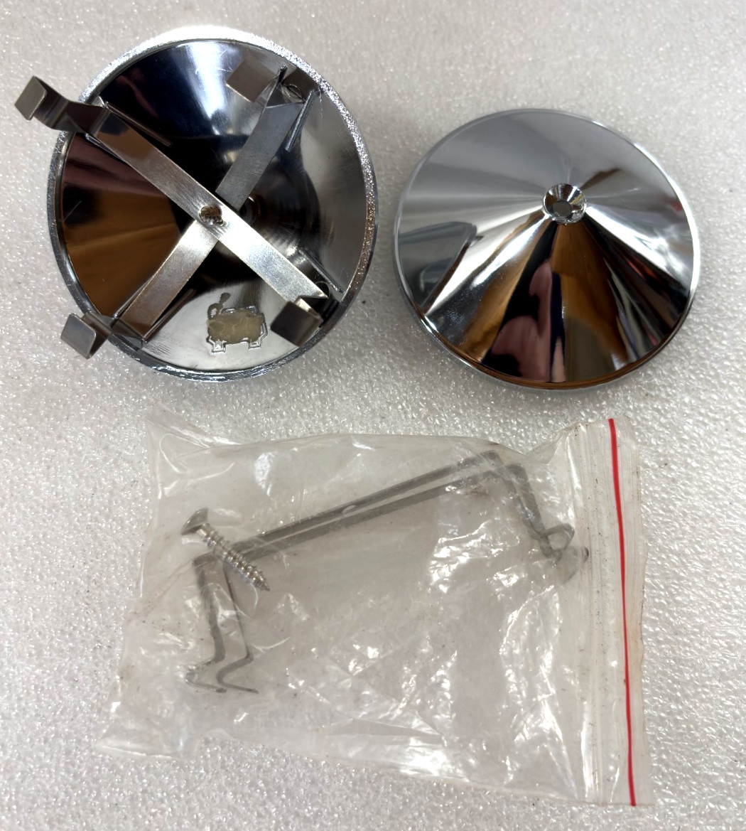 WOLO UNIVERSAL CHROME SPIKE COVERS 3″