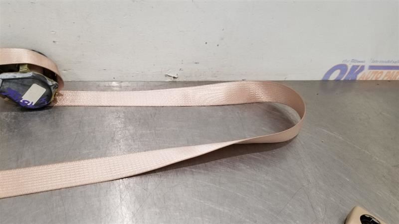 05 CHEVY CORVETTE COUPE SEAT BELT RETRACTOR FRONT LEFT DRIVER TAN