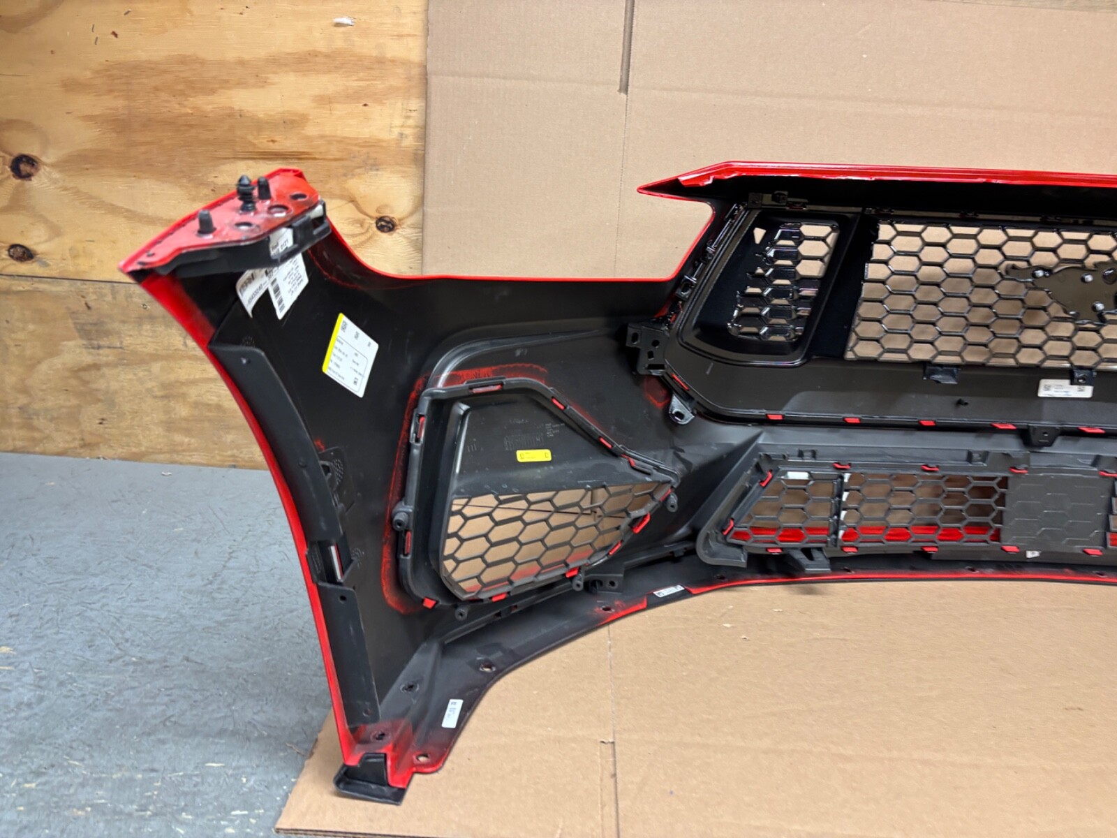 OEM Take Off 2024-2025 Ford Mustang GT S650 Front Bumper Cover RACE RED
