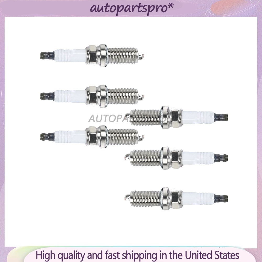 6 pcs 4212 ILFR6G-E Laser Iridium Spark Plugs Fits FGR8MQI BM0006613