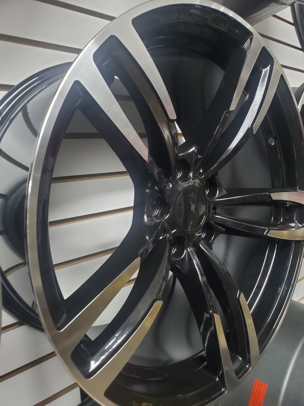 17″ BLACK MACHINED SPLIT SPOKE WHEELS RIMS M STYLE 5×120 18×8 ET35 FIT BMW 328i
