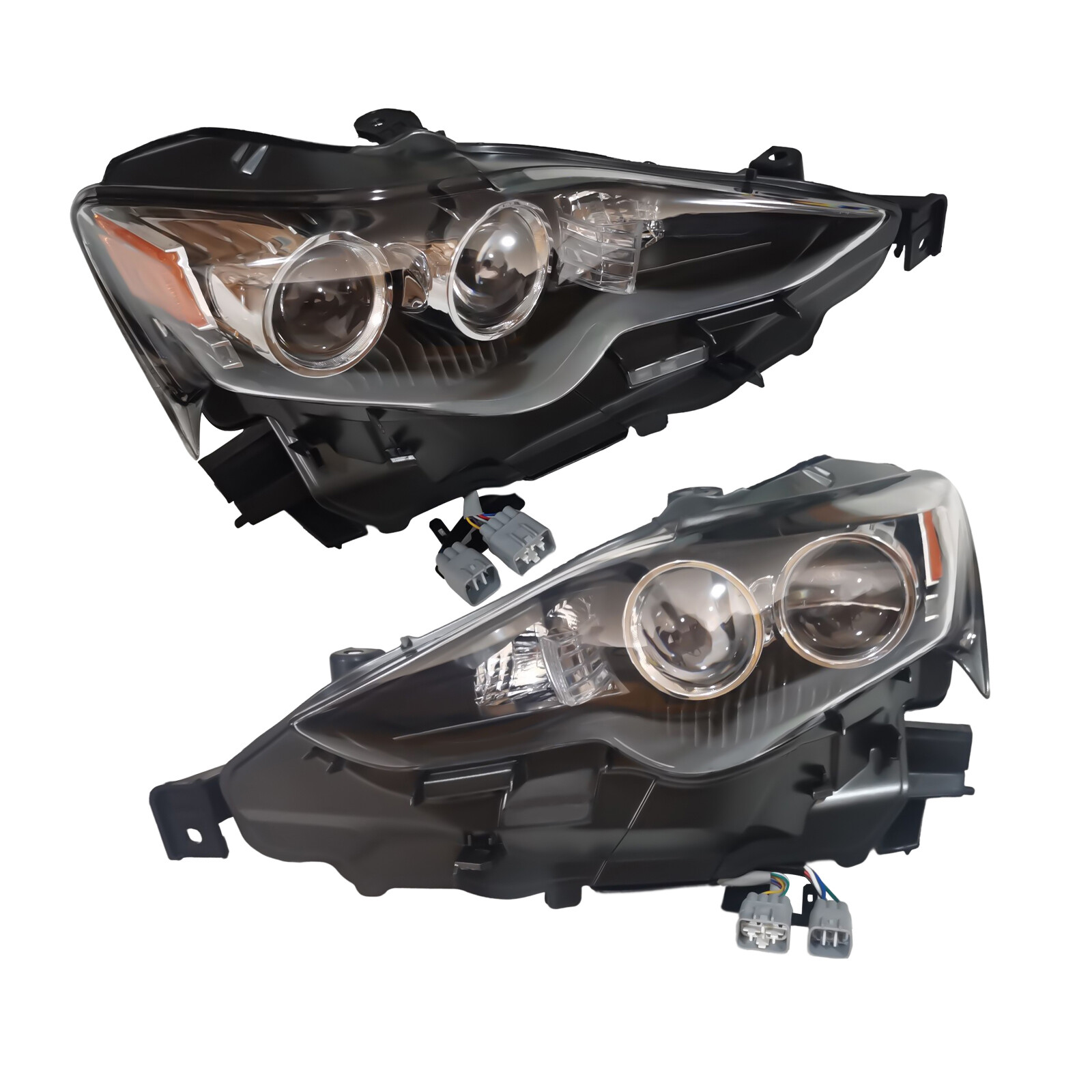 Fit Lexus IS250 IS350 2014 2015 2016 Left & Right LED Headlights Headlamps Set